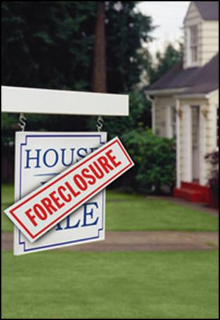 foreclose upon are